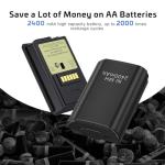 Rechargeable Battery and Dual Charger for Xbox 360