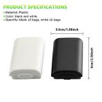 Replacement Battery Pack Covers for Xbox 360