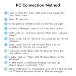 McBazel Wireless USB Gaming Receiver for Xbox 360