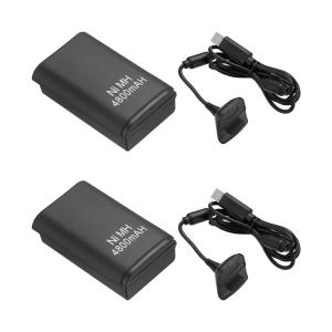 Dual Battery Pack and Charger Dock for Xbox 360