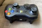 Microsoft Xbox 360 Black Wireless Controller