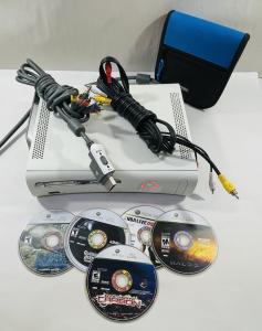 Xbox 360 Console Bundle with 3 Controllers & Games