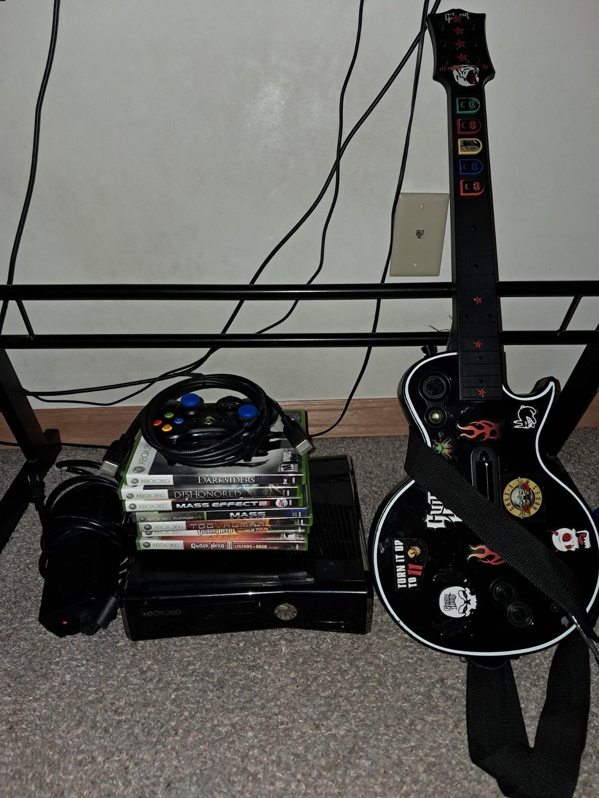 Xbox 360 Slim 250GB Bundle with 8 Games