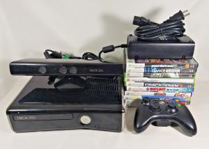 Xbox 360 Console Bundle with 11 Games 250GB