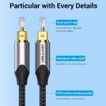 Vention 1m/2m Digital Optical Audio Cable for PS4