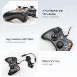 Wired Game Controller for Xbox 360 and PC
