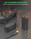 GKHERD Rechargeable Battery Pack for Xbox Controllers