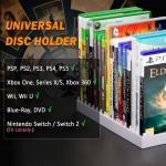 Universal Game Storage Holder for Consoles and DVDs