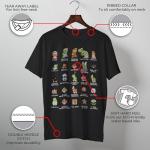 Nintendo Men's Pixel Cast Tee - Black, Large
