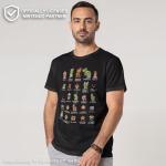 Nintendo Men's Pixel Cast Tee - Black, Large