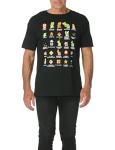 Nintendo Men's Pixel Cast Tee - Black, Large