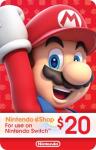 $20 Nintendo eShop Gift Card