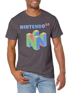 N64 Logo Charcoal T-Shirt for Men