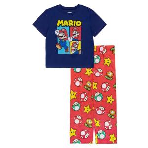 Nintendo Boys' 2-Piece Pajama Set for Kids