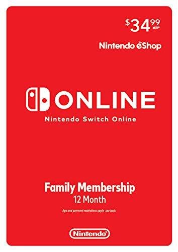 Nintendo Switch Online 12-Month Family Membership