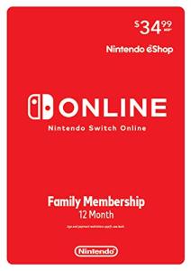 Nintendo Switch Online 12-Month Family Membership