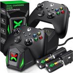 Dual Controller Charger Dock with 2 Rechargeable Batteries