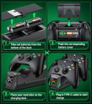 Dual Controller Charger Dock with 2 Rechargeable Batteries