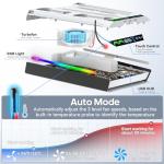 Rysker PS5 Stand with Cooling Station & Charger