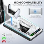 Rysker PS5 Stand with Cooling Station & Charger