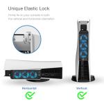 Quiet Cooling Fan for PS5 with LED Light