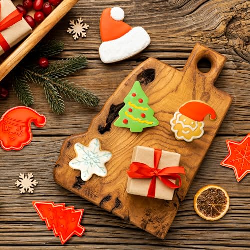 Holiday Cookie Cutter Set - 4 Fun Shapes for Kids