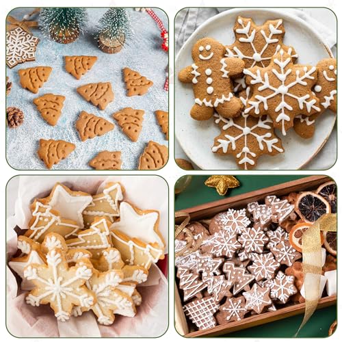 Holiday Cookie Cutter Set - 4 Fun Shapes for Kids