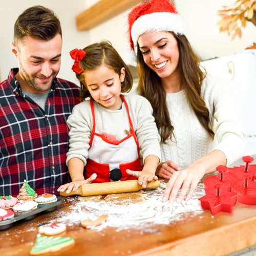 Holiday Cookie Cutter Set - 4 Fun Shapes for Kids