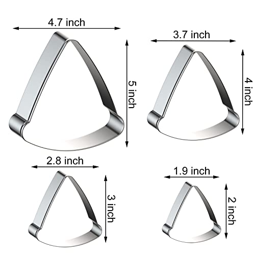 Assorted Sizes Pizza Slice Cookie Cutter Set