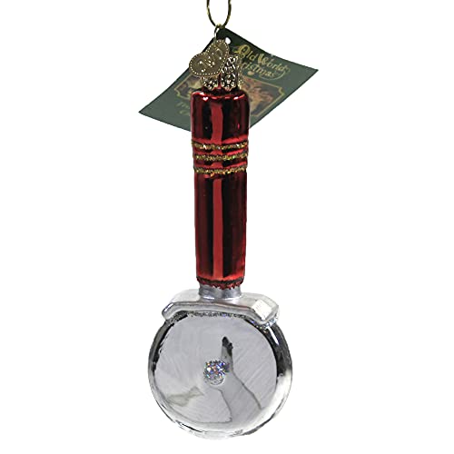 Pizza Cutter Ornaments - Old World Christmas Glass