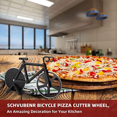 Brick and Steel Bicycle Pizza Cutter - Cyclist's Gift