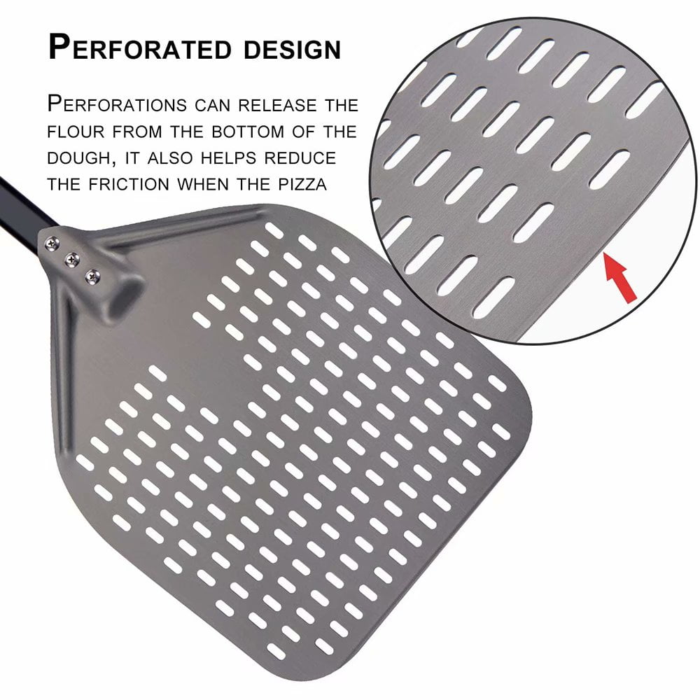 Rectangular Pizza Turning Peel - 12x14 Inches