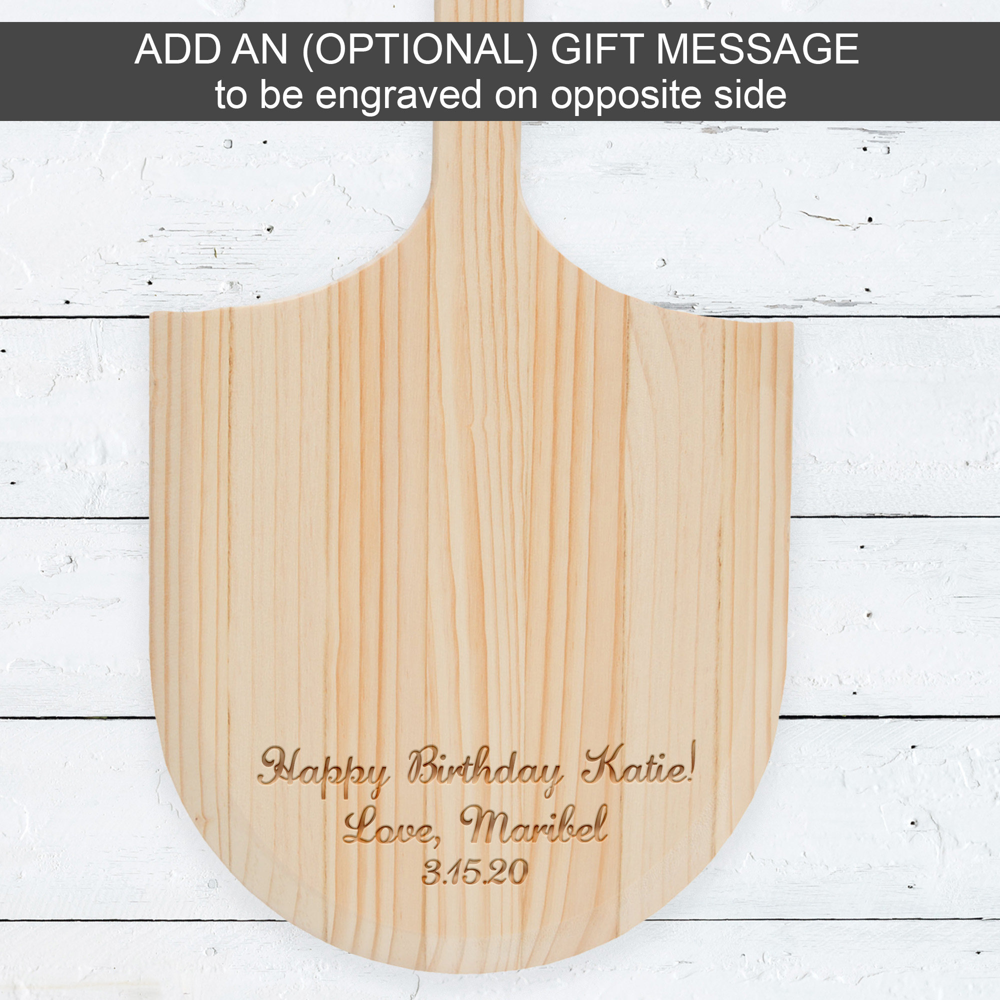 Custom Name Pizza Peel for Kitchen Chef