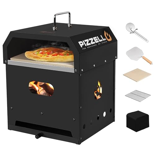 Outdoor Wood-Fired Pizza Oven with Accessories