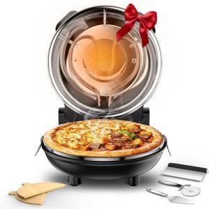 12-Inch Portable Electric Pizza Oven with Timer