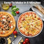 12-Inch Portable Electric Pizza Oven with Timer