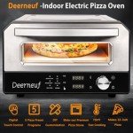Stainless Steel Electric Pizza Oven for Home