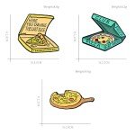 Charming Pizza Enamel Pins for Girls and Women