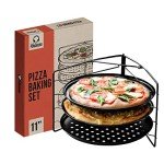 Chef Pomodoro Non-Stick Pizza Baking Set