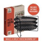 Chef Pomodoro Non-Stick Pizza Baking Set
