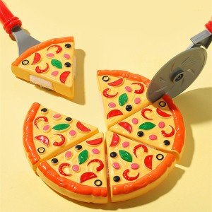 Kids Pizza Cutting Toy for Pretend Play
