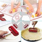 5-Piece Pizza Tool Set with Mat & Roller