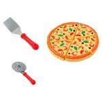 Kids Pizza Cutting Toy for Pretend Play
