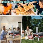 Multi-Fuel Outdoor Pizza Oven with Thermometer