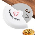 Mini Pizza Box Stainless Steel Pizza Cutter