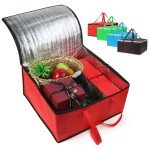 Versatile Insulated Pizza Delivery Bag Cooler