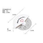 Mini Pizza Box Stainless Steel Pizza Cutter