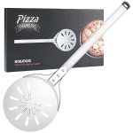 Round Aluminum Pizza Peel with Custom Metal Handle