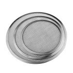 Rust-Resistant Aluminum Mesh Pizza Pan 16