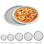 Rust-Resistant Aluminum Mesh Pizza Pan 16